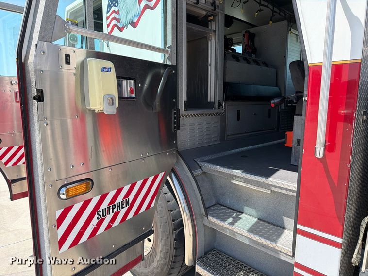 image for item ET4108 2011 Sutphen SL75 ladder fire truck