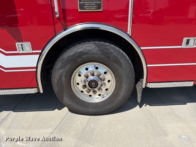 image for item ET4108 2011 Sutphen SL75 ladder fire truck