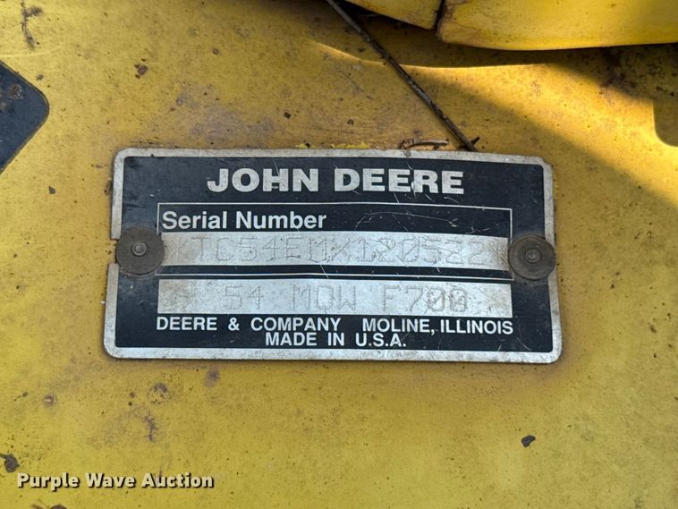 image for item ET6481 John Deere F725 lawn mower