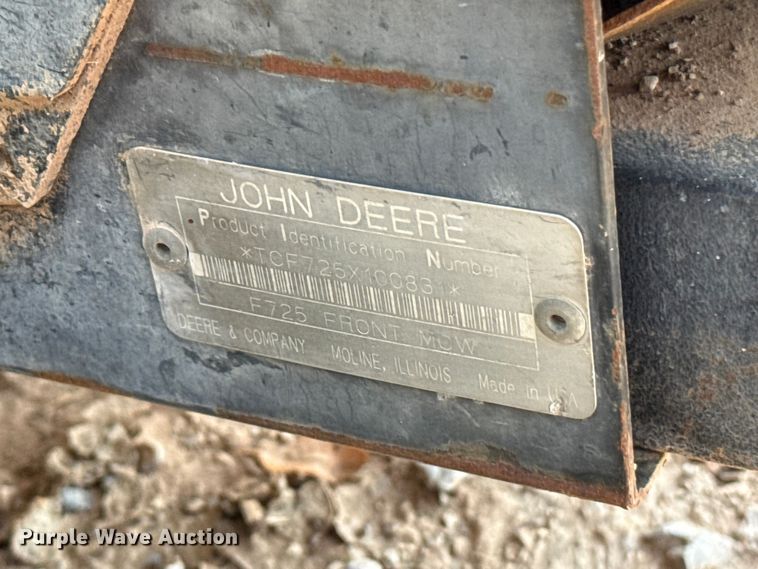 image for item ET6481 John Deere F725 lawn mower