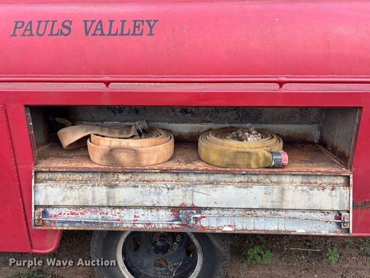 image for item ET6492 1968 Chevrolet C50 pumper fire truck
