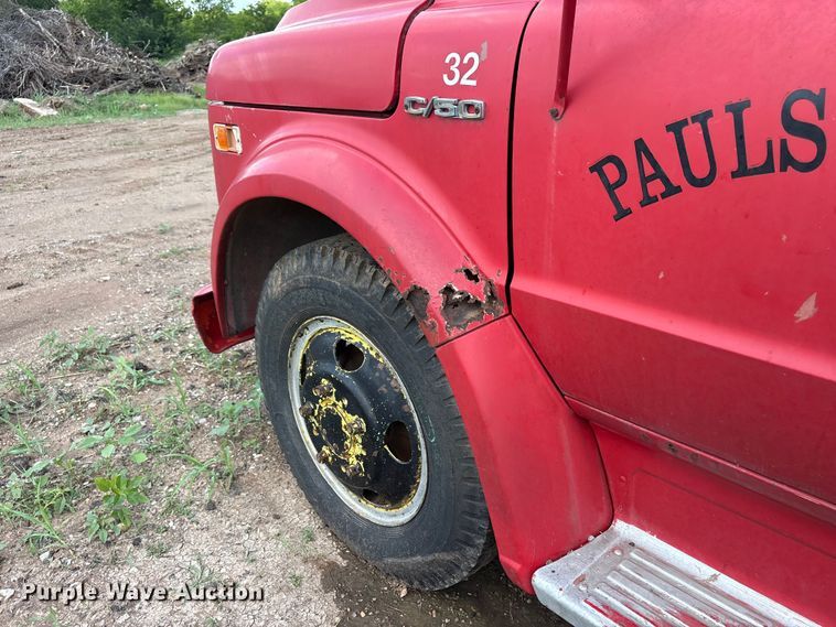 image for item ET6492 1968 Chevrolet C50 pumper fire truck