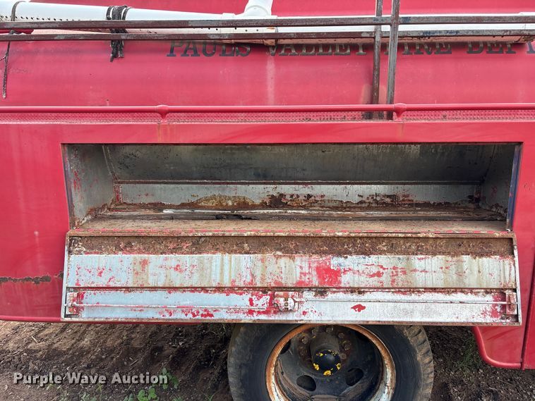 image for item ET6492 1968 Chevrolet C50 pumper fire truck