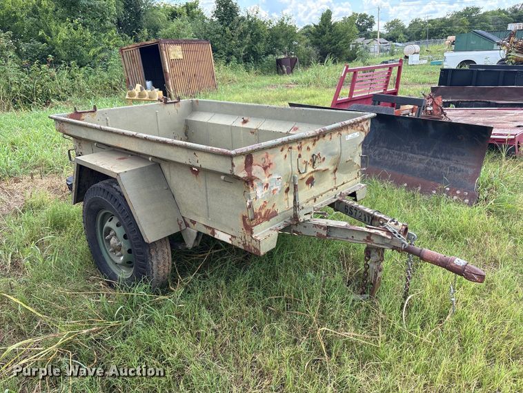 image for item ET6495 1966 Johnson Furnace Co. M416 utility trailer