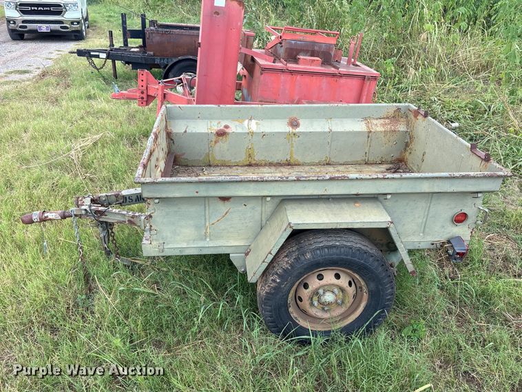 image for item ET6495 1966 Johnson Furnace Co. M416 utility trailer