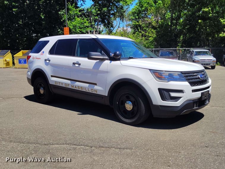 image for item EW1039 2016 Ford Explorer Police Interceptor SUV