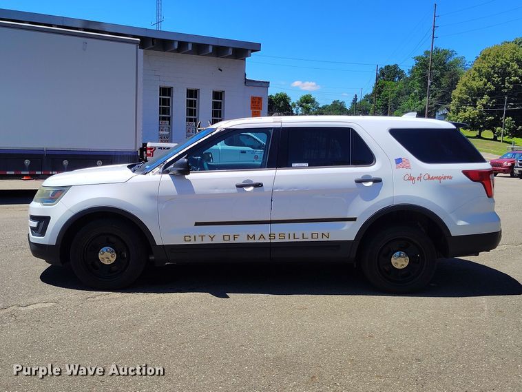 image for item EW1039 2016 Ford Explorer Police Interceptor SUV