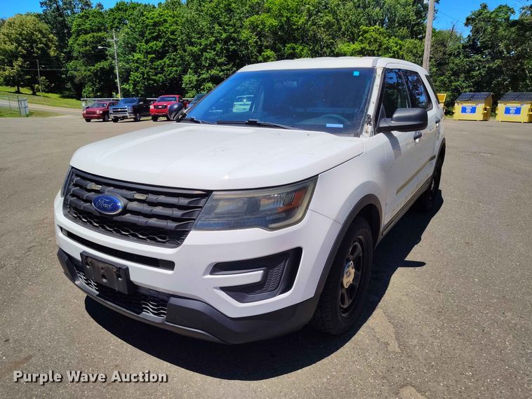 image for item EW1039 2016 Ford Explorer Police Interceptor SUV
