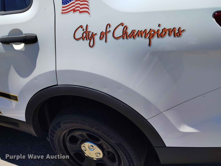 image for item EW1039 2016 Ford Explorer Police Interceptor SUV