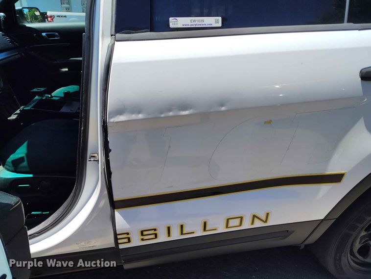 image for item EW1039 2016 Ford Explorer Police Interceptor SUV
