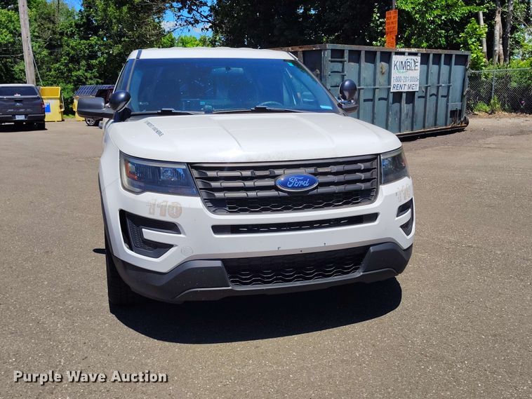 image for item EW1040 2018 Ford Explorer Police Interceptor SUV