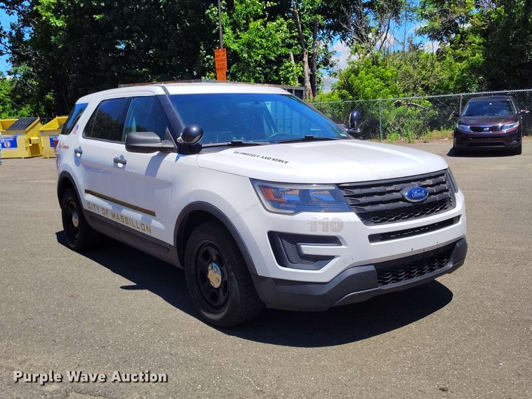 image for item EW1040 2018 Ford Explorer Police Interceptor SUV