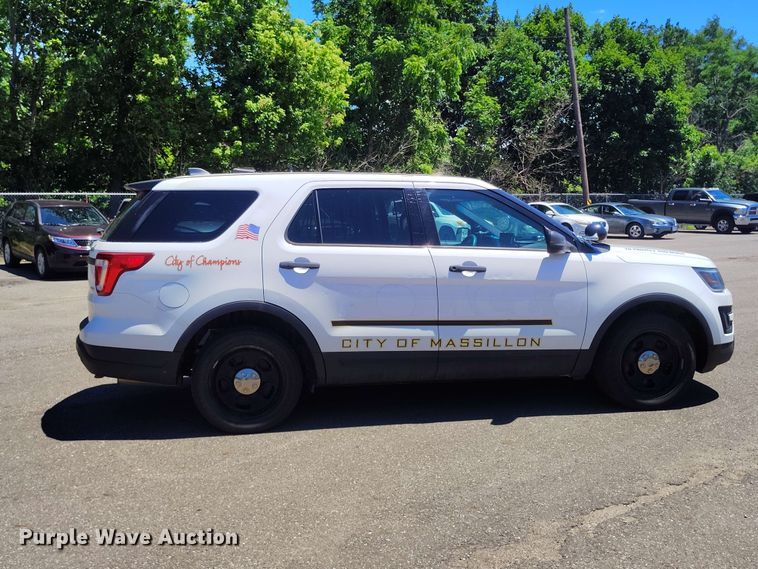 image for item EW1040 2018 Ford Explorer Police Interceptor SUV