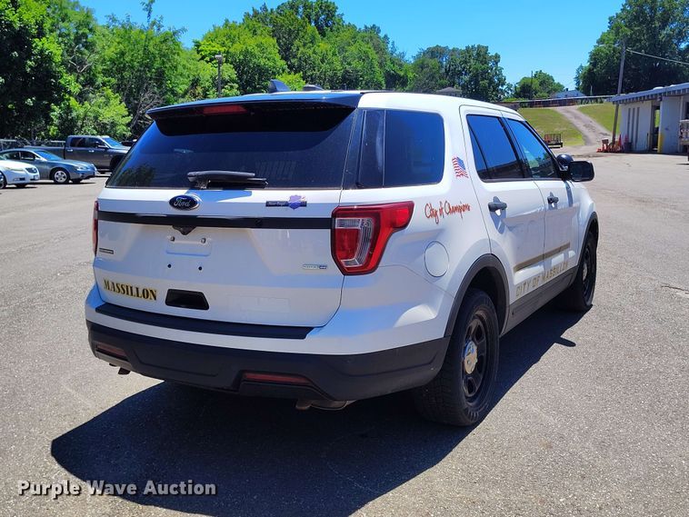 image for item EW1040 2018 Ford Explorer Police Interceptor SUV
