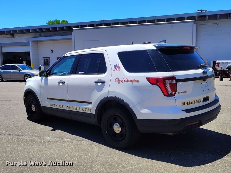 image for item EW1040 2018 Ford Explorer Police Interceptor SUV