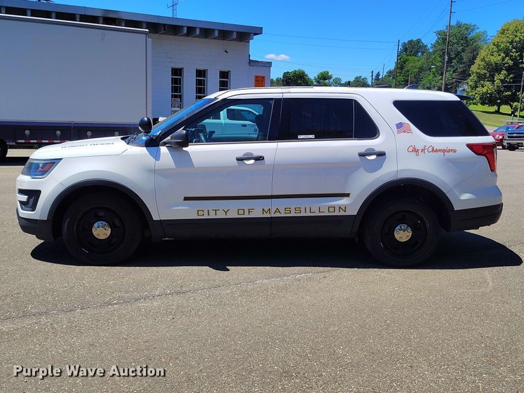 image for item EW1040 2018 Ford Explorer Police Interceptor SUV