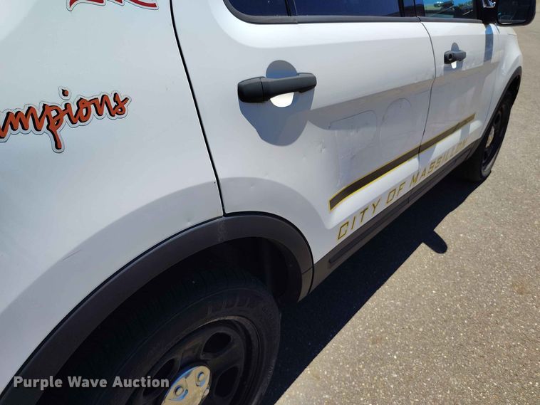 image for item EW1040 2018 Ford Explorer Police Interceptor SUV
