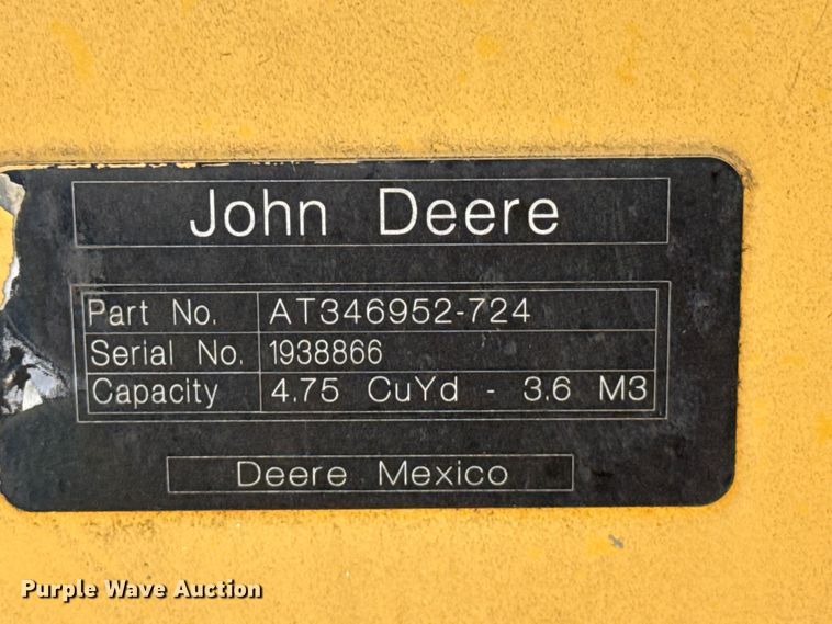 image for item EW4112 2012 John Deere 724K wheel loader