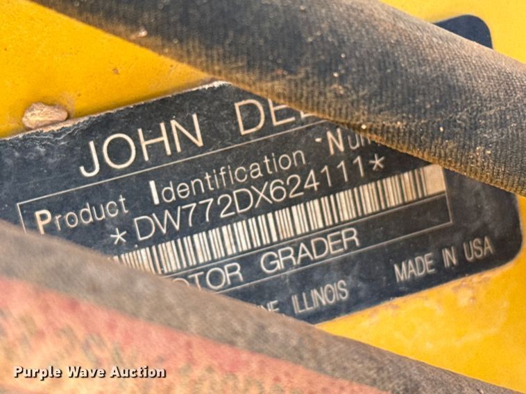 image for item EW4113 2009 John Deere 772D motor grader