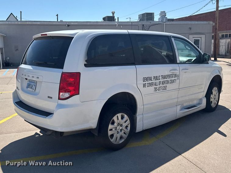 image for item EW4980 2015 Dodge Grand Caravan handicap accessible van