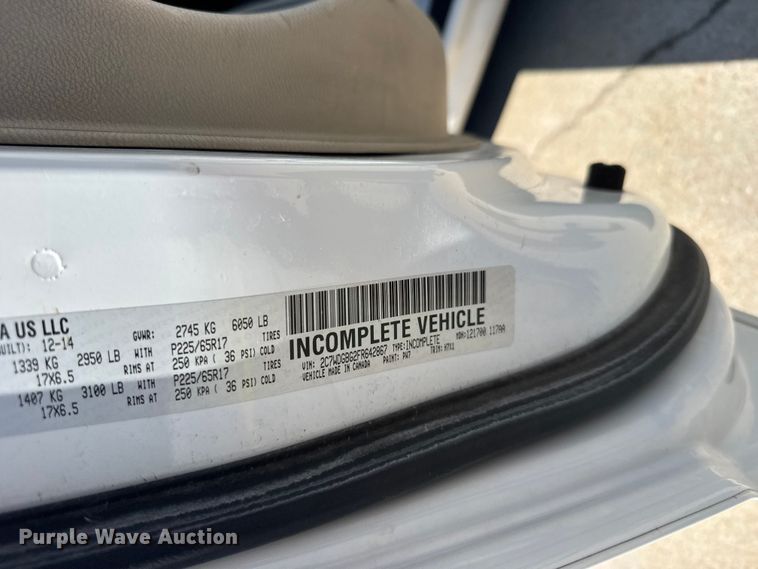 image for item EW4980 2015 Dodge Grand Caravan handicap accessible van