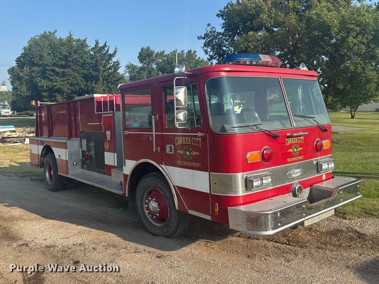 image for item EW4981 1988 Pierce Arrow  pumper fire truck