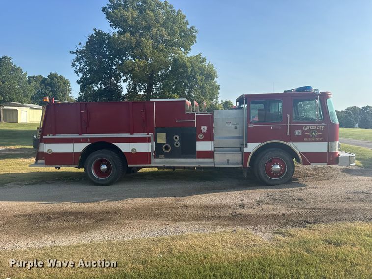 image for item EW4981 1988 Pierce Arrow  pumper fire truck