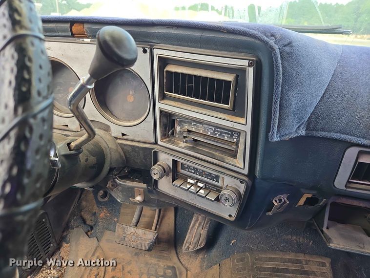 image for item EW8496 1980 GMC Sierra 35 Camper Special flatbed pickup truck