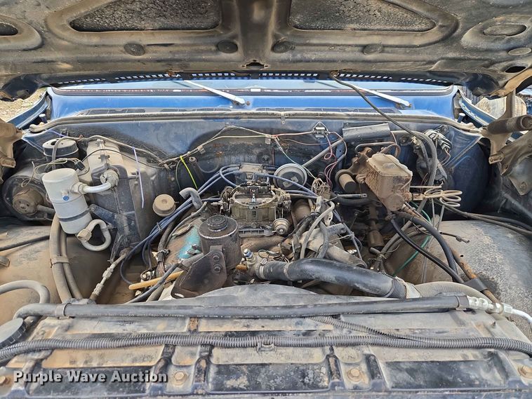 image for item EW8496 1980 GMC Sierra 35 Camper Special flatbed pickup truck