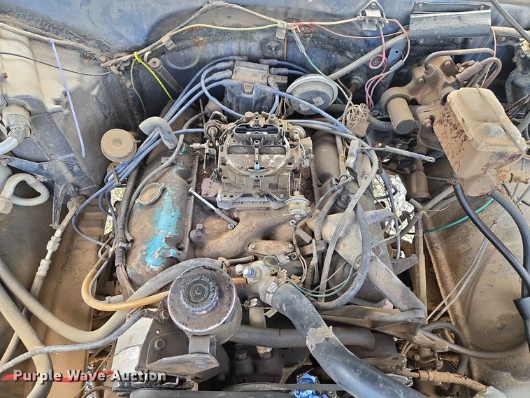 image for item EW8496 1980 GMC Sierra 35 Camper Special flatbed pickup truck