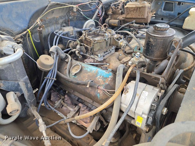 image for item EW8496 1980 GMC Sierra 35 Camper Special flatbed pickup truck