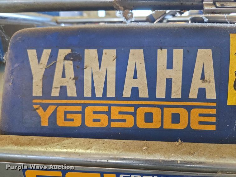 image for item EW8531 Yamaha YG650DE generator