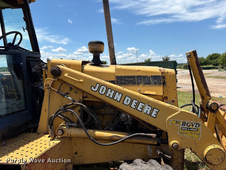 image for item EX0010 1994 John Deere 310D backhoe