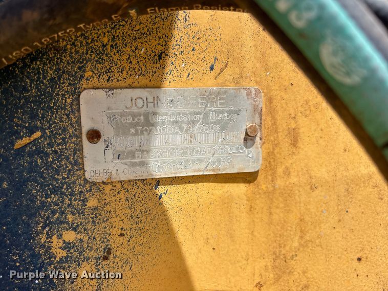image for item EX0010 1994 John Deere 310D backhoe