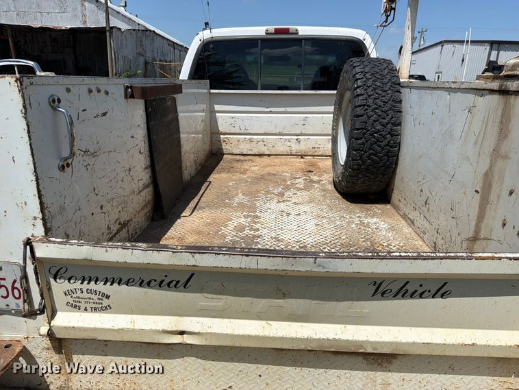image for item EX2510 2001 Ford F250 Super Duty XL Ext. Cab utility bed pickup truck