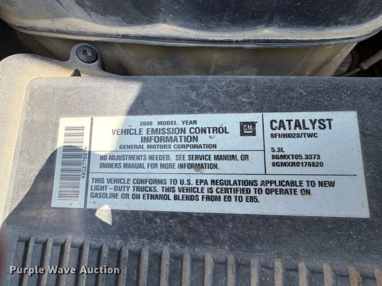 image for item EX2511 2008 Chevrolet Silverado 1500 Crew Cab pickup truck