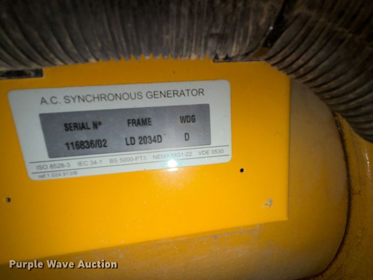 image for item EX2519 2000 Caterpillar XQ30 generator