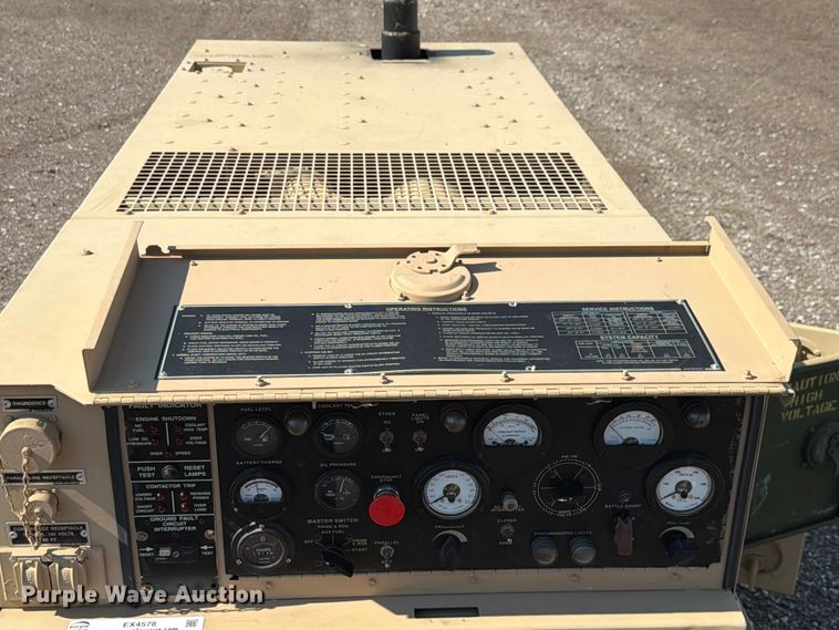 image for item EX4578 1999 Fremont Div MEP-805A generator