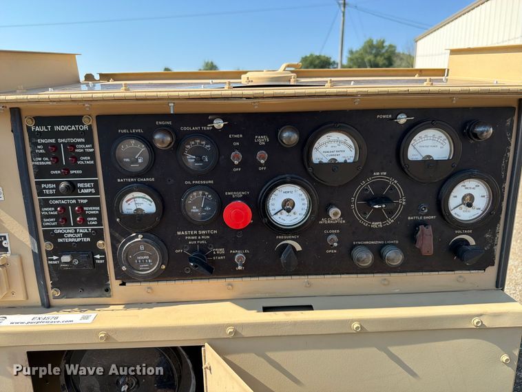 image for item EX4578 1999 Fremont Div MEP-805A generator