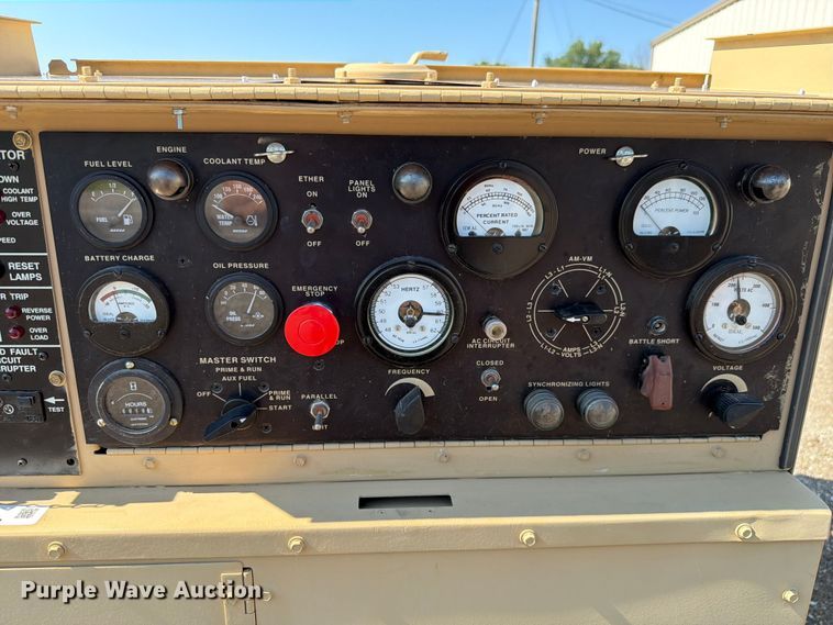 image for item EX4578 1999 Fremont Div MEP-805A generator