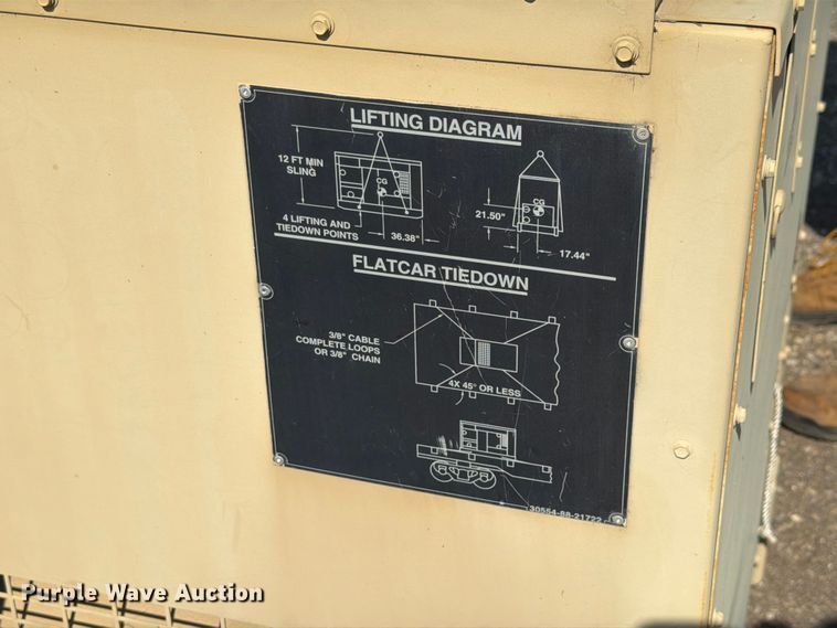 image for item EX4578 1999 Fremont Div MEP-805A generator
