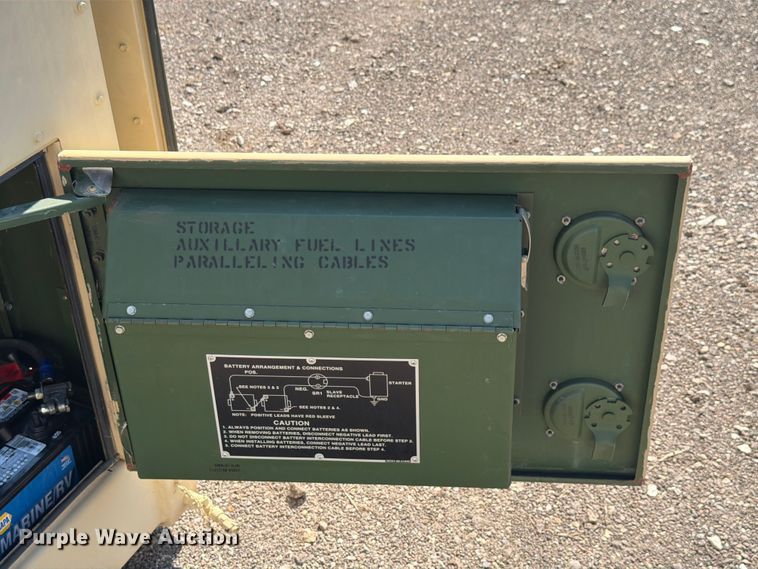 image for item EX4578 1999 Fremont Div MEP-805A generator