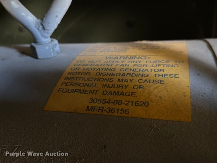 image for item EX4578 1999 Fremont Div MEP-805A generator