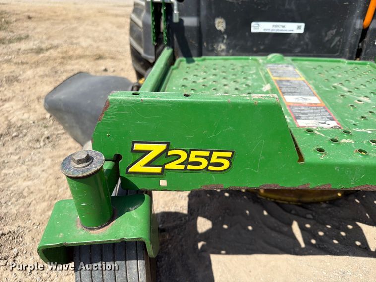 image for item FB5796 2021 John Deere Z255 ZTR lawn mower