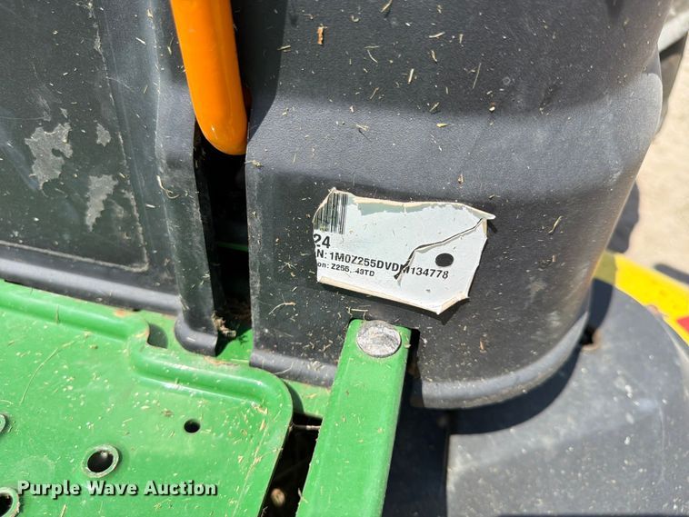 image for item FB5796 2021 John Deere Z255 ZTR lawn mower