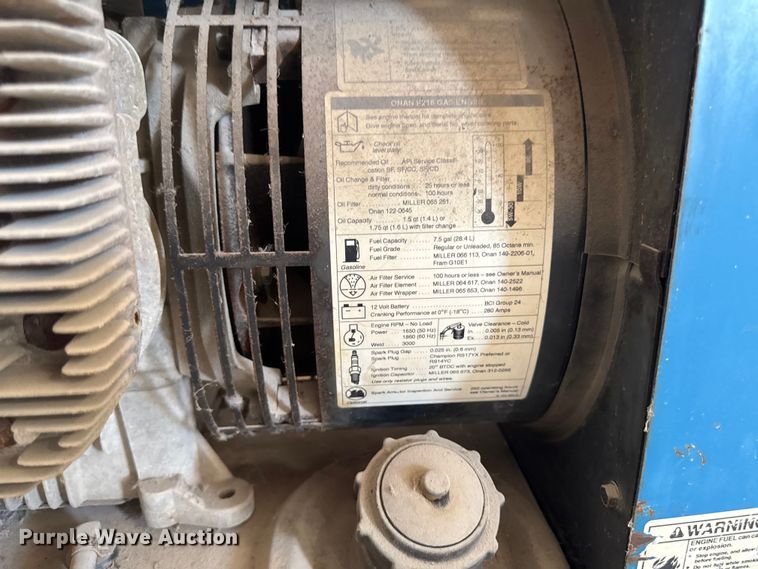 image for item FB5798 Miller Legend welder/generator