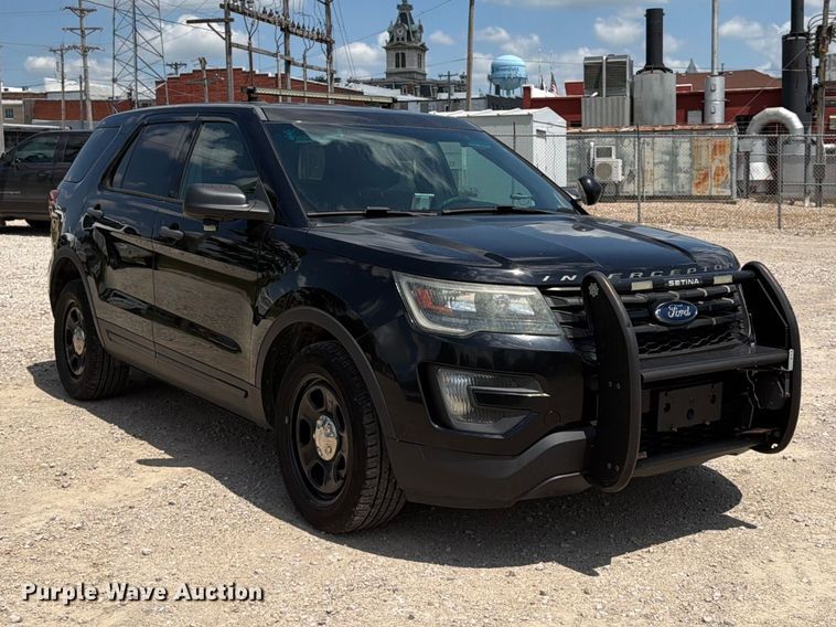 image for item FB5801 2016 Ford Explorer Police Interceptor SUV