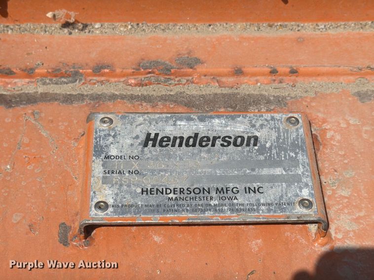 image for item FB5802 Henderson 11X36x1S snow plow