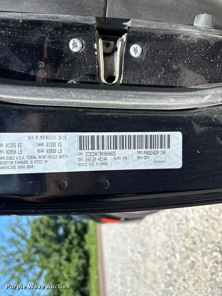 image for item FC1886 2019 Dodge Charger Police 