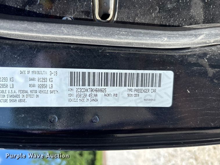 image for item FC1886 2019 Dodge Charger Police 